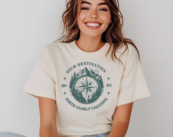 Custom Family Vacation Shirt Family Reunion Shirt Custom Location Shirt Family Camping Trip Custom Family Trip Family Camping Shirt Hike Tee