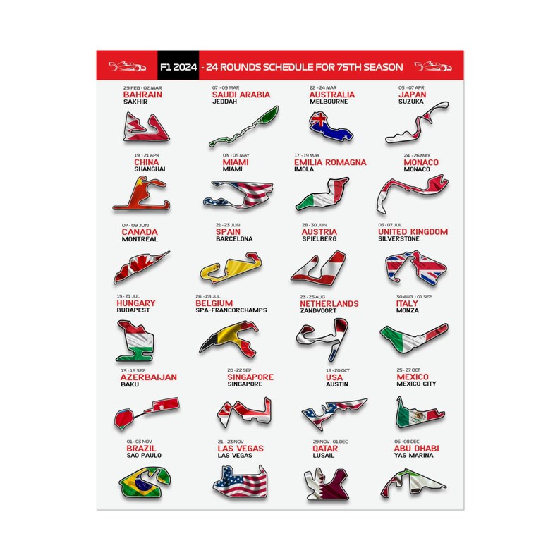 formula-1-2024-season-rolled-posters-etsy