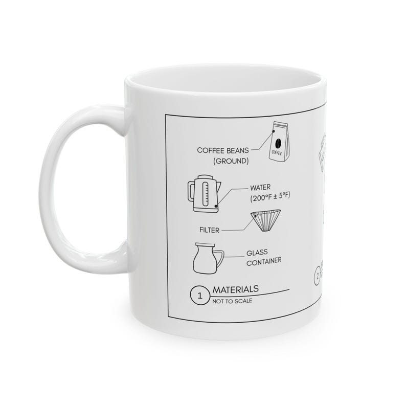 Funny Engineer Mug Gift, Coffee Blueprint Mug, Gifts for Engineers, Engineering Dad Gift, Architects Gift, Civil Engineer, Gift Dad Engineer image 5