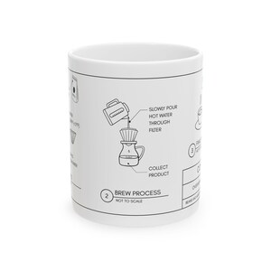Funny Engineer Mug Gift, Coffee Blueprint Mug, Gifts for Engineers, Engineering Dad Gift, Architects Gift, Civil Engineer, Gift Dad Engineer image 7