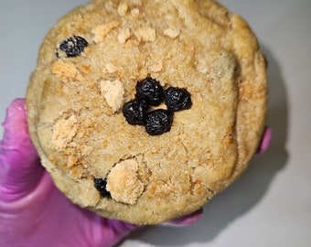 Blueberry Cheesecake Cookies – Soft Chewy Homemade Cookies with Real Blueberries & Cream Cheese, Gourmet Dessert Gift Box by FoxxiCookies