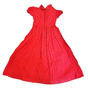 1950’s Red Polka Dot Dress