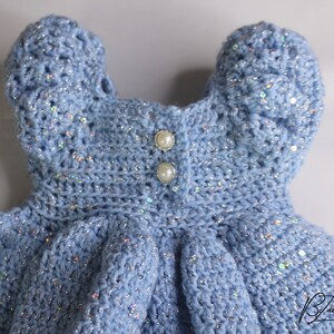 Princess Cinderella Baby Crochet Set PATTERN ONLY Dress, Heels, & Headband Size 12 month PDF File Instant Download image 2