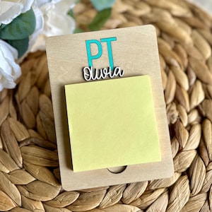 Physical Therapist Gift | PT Sticky Note Holder | Appreciation Gift