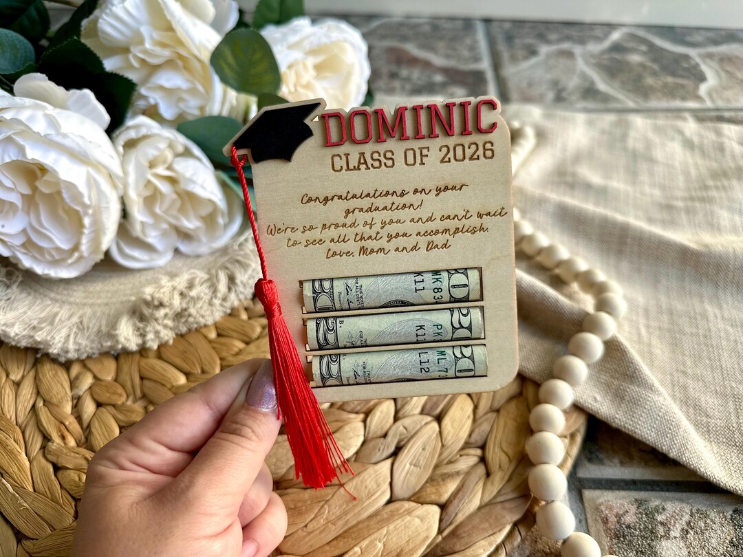 Graduation Money Holder Card | Personalized Grad Gifts for High School ...