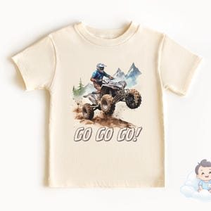 ATV Shirt - ATV Toddler Tee - Go Go Go! - ATV - 4 Wheeler - Atv T-Shirt - Atv Party - Atv Rider - Quad Bike - Atv Racing - Off Roading