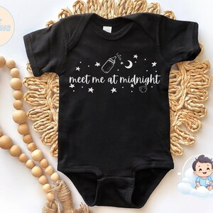 Meet Me at Midnight Onesie - Boho Baby Announcement Bodysuit