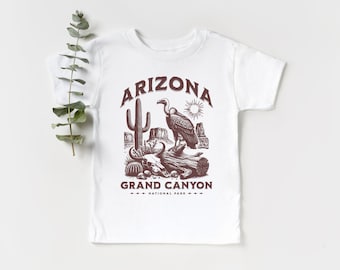 Grand Canyon Arizona Desert Toddler Tee – Western Cactus Shirt
