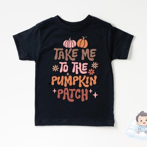 Take Me To The Pumpkin Patch - Retro Natural Toddler & Youth Tee - Pumpkin - Autumn - Fall Onesie - Pumpkin Tee - In The Patch - Harvest