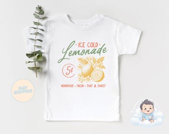 Lemonade Stand - Lemonade Toddler T-Shirt - Homemade Lemonade - Mini Lemonade Stand - Lemonade Stand Shirts - Fresh Squeezed Lemonade