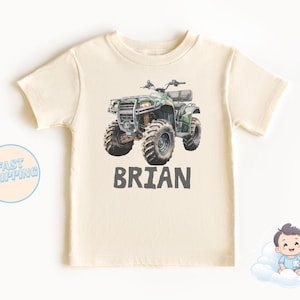 ATV Shirt - Personalized ATV Toddler Tee - Off Road - ATV Birthday - Four Wheeler - Quad - 4 Wheeler Birthday - Quad Racing - Atv Infant Tee