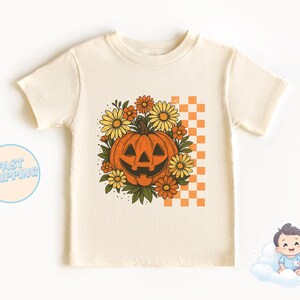 Retro Pumpkin Patch Toddler Tee: Autumn Fall Shirt