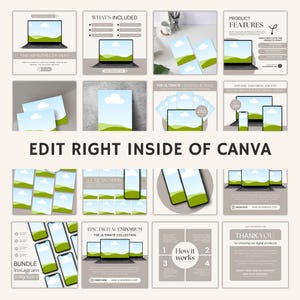 MRR Done for You Mockup Template Bundle for Digital Products With PLR ...