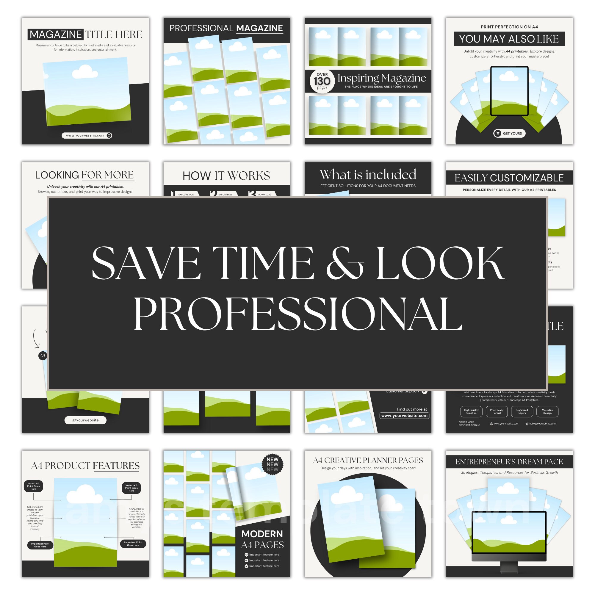 Done for You Mockup Template Bundle for Digital Products With MRR and ...