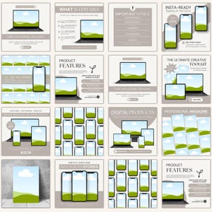 MRR Done for You Mockup Template Bundle for Digital Products With PLR ...