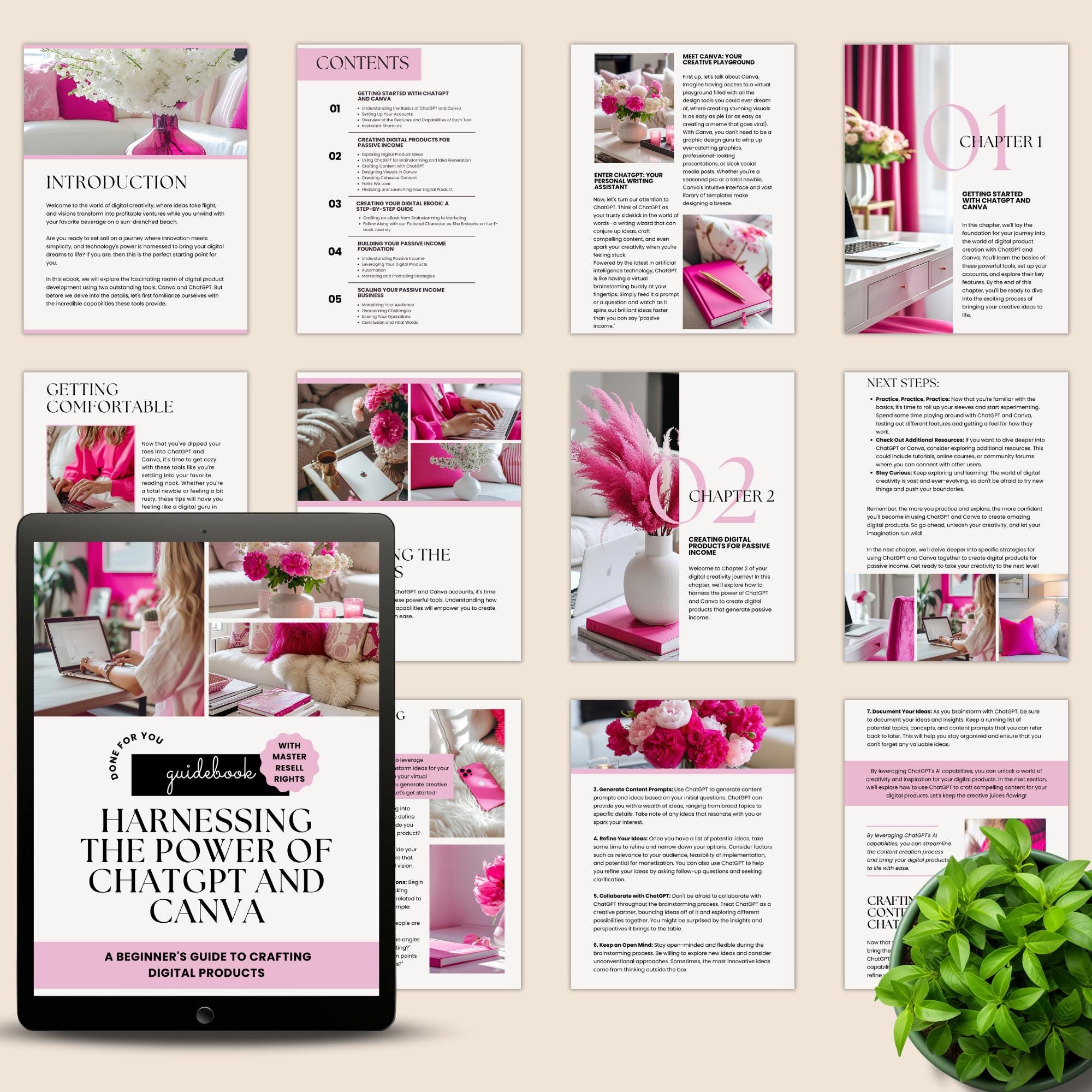 Canva and Chat GPT Done for You Ebook With Master Resell Rights and PLR ...