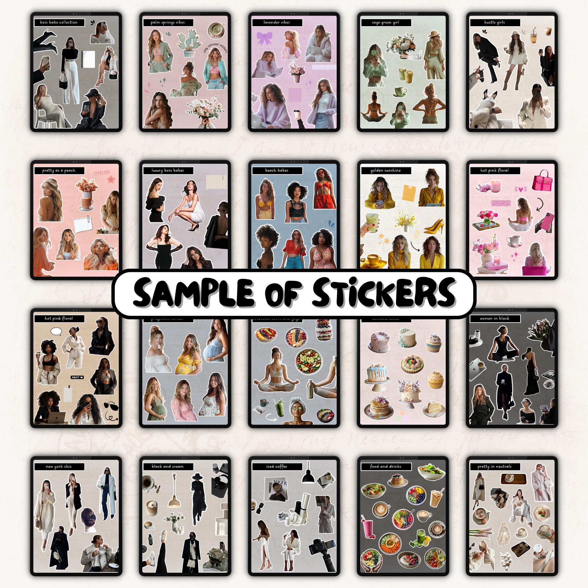 500 DFY Digital Stickers for Cozy Carousels | Instagram & Threads ...