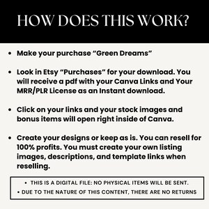 Może przedstawiać: Czarno-biały tekst na białym tle wyjaśniający, jak korzystać z produktu cyfrowego. Tekst brzmi "Jak to działa?" i zawiera instrukcje dotyczące zakupu, pobrania i korzystania z produktu. Tekst informuje r&oacute;wnież, że jest to plik cyfrowy i nie będą wysyłane żadne fizyczne przedmioty.