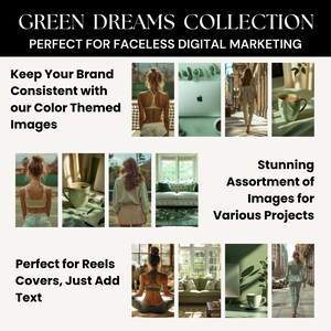 160+ Green Dreams Stock Image Collection | Canva (MRR+PLR) | Instant Download zdjęcie 4