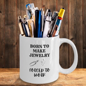 Beads - the ultimate need, Fun mug, Jewelry maker gift