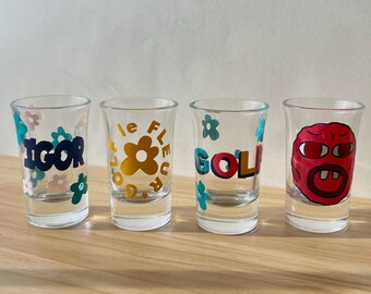 TYLER, THE CREATOR GLASS CUP タイラーグラス　2個 TYLER, THE CREATOR GLASS CUP タイラーグラス 2個