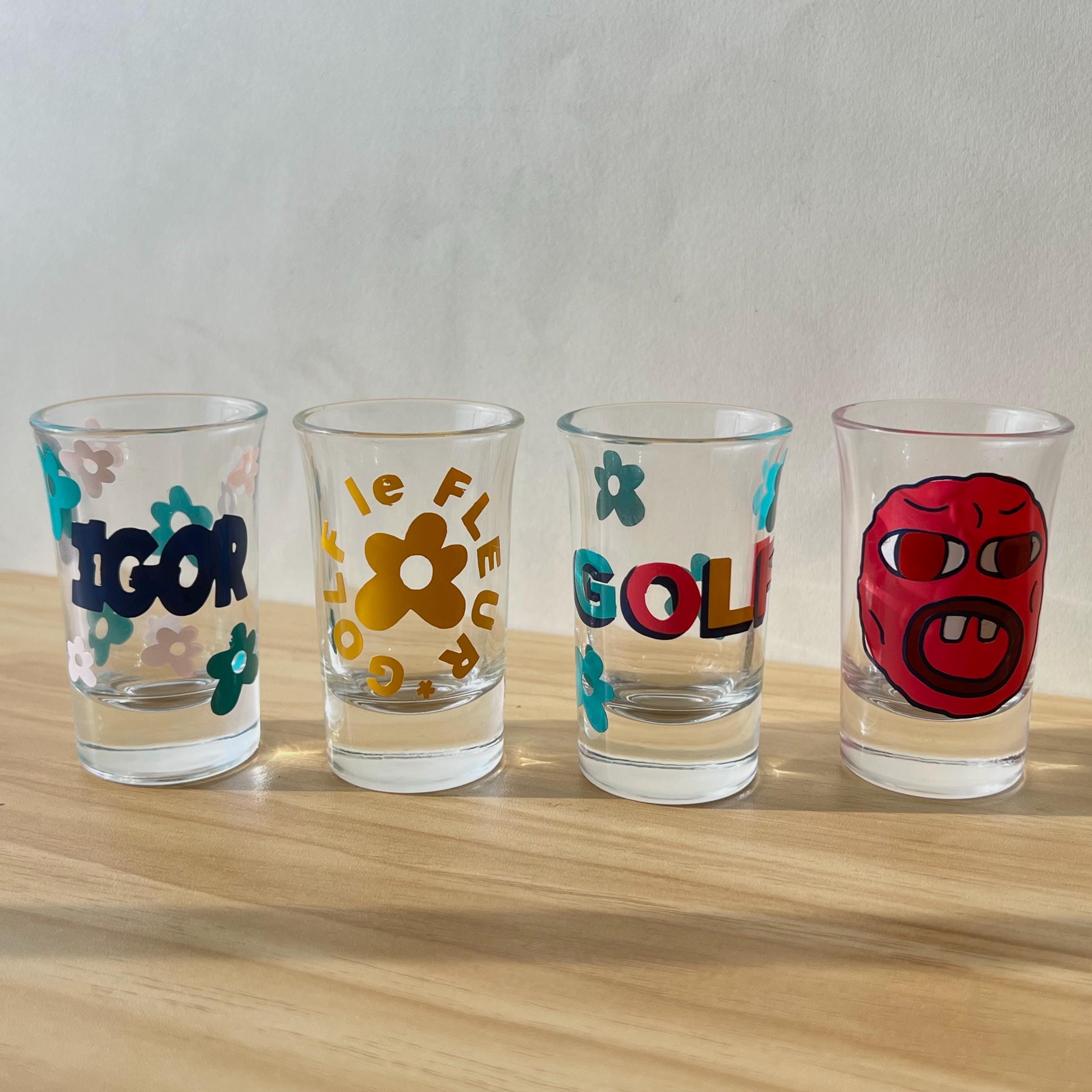 Tyler the Creator X Golf Wang Shot Glass Gift Set Pack of 4