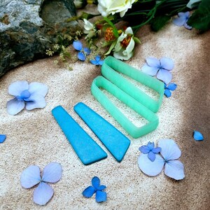 Slanted Bar Polymer Clay Earring Cutter Pair #2 - 6 cm image 7
