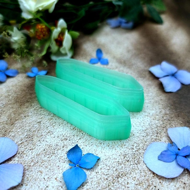 Ohrringausstecher aus Polymerclay, Paar Nr. 19 – 6 cm Bild 3