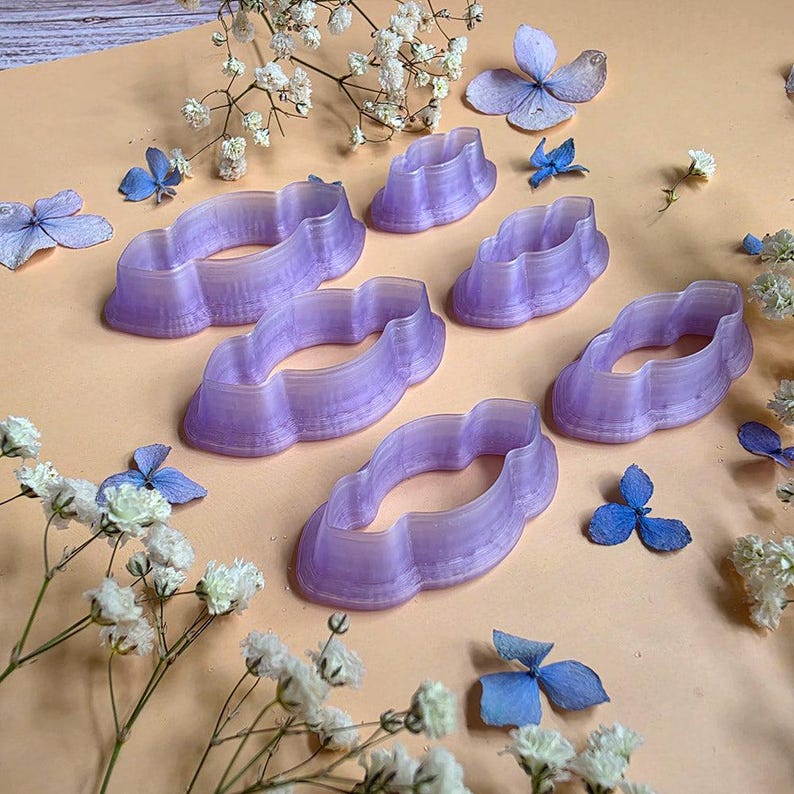 Moroccan Lantern Pendant Bail Clay Cutter Set #13 - 6 Sizes, 2.5-5 cm image 5