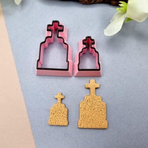 SweetyBijou Grave Tombstone | Halloween Clay Cutter
