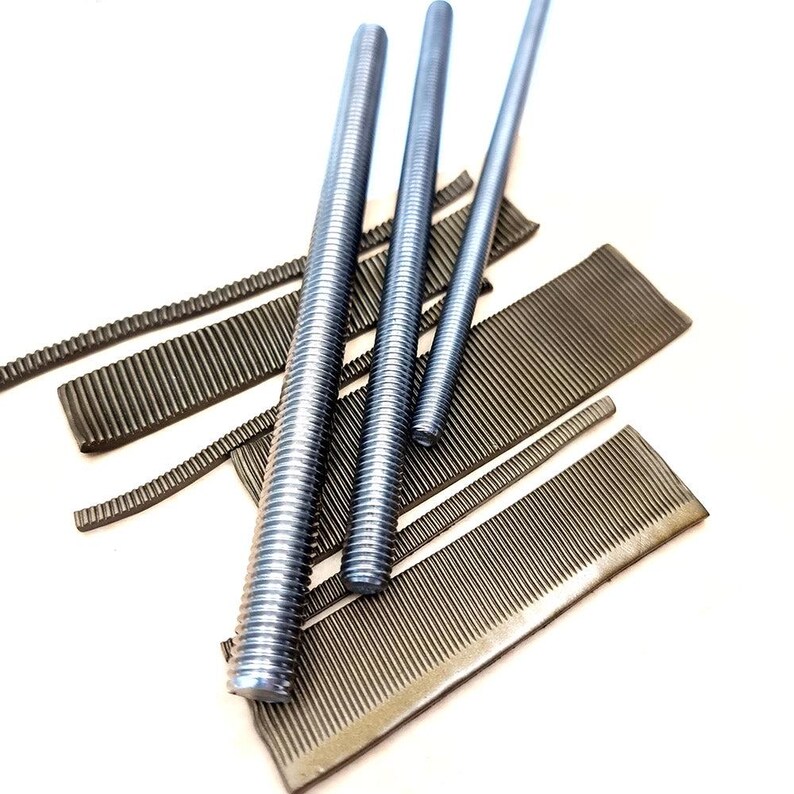 SweetyBijou Set of 3 textured metal rod tool for polymer clay