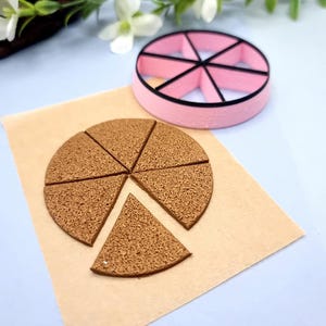Pizza Cutter - 6 slices Plastic Cutters SweetyBijou Tools