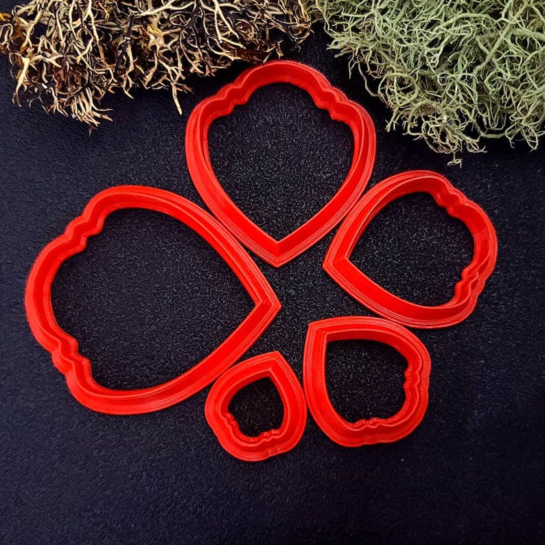 Wavy Heart Clay Cutter Plastic Cutters SweetyBijou Tools