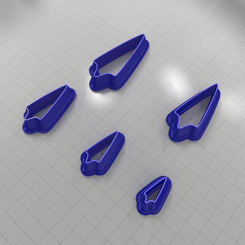 Drops Clay Cutters #21 Plastic Cutters SweetyBijou Tools