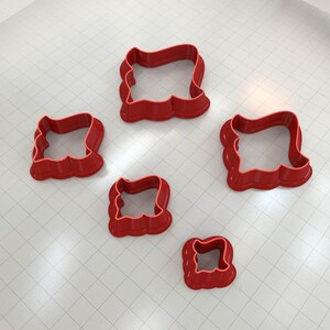 Distinctive Heart-Shaped Clay Cutter Plastic Cutters SweetyBijou Tools