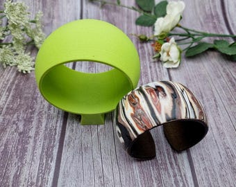 Curved Bracelet Cuff Form for Polymer Clay - Reusable Baking Base