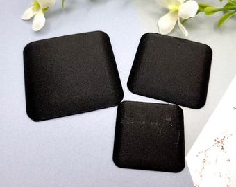 SweetyBijou Square Baking Blanks - Oven-Safe Bases for Polymer Clay, Set of 3 Sizes