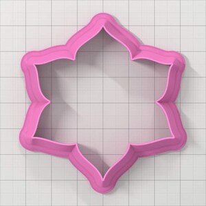 Flower Metal Clay Cutters Plastic Cutters SweetyBijou Tools
