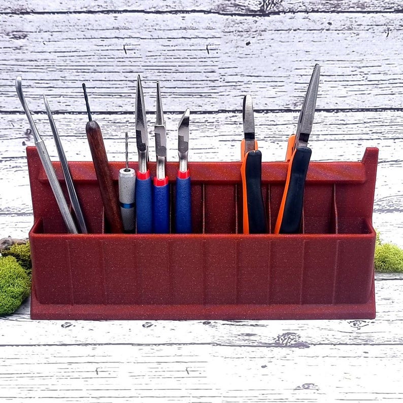 Ultimate Pliers Holder - Crimson Red Tools Organizer SweetyBijou Tools