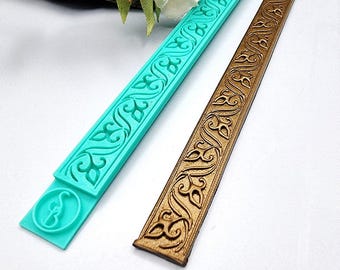 Celtic 1 Silicone Border Texture for Polymer Clay - 20 x 1.2 cm, #15.3