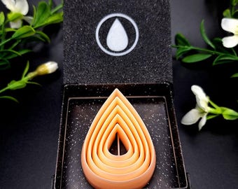 Drop Nesting Polymer Clay Cutter Set #17 - Optional Holders