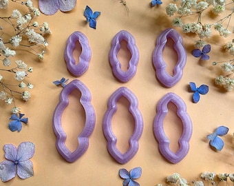 Moroccan Lantern Pendant Bail Clay Cutter Set #13 - 6 Sizes, 2.5-5 cm