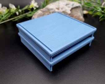 Stackable Polymer Clay Baking Tray - 10 x 10 cm, for White Clay