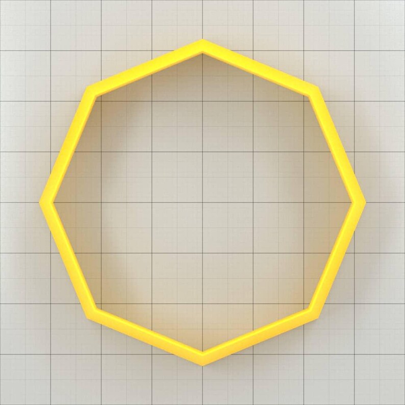 Octagon - Set of 11 Polymer Clay Cutter Plastic Cutters SweetyBijou Tools