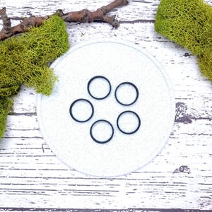 Flat Ring Blanks - Tiny (5mm) Bakeable Blanks SweetyBijou Tools
