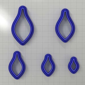 Drops Clay Cutters #38 Plastic Cutters SweetyBijou Tools