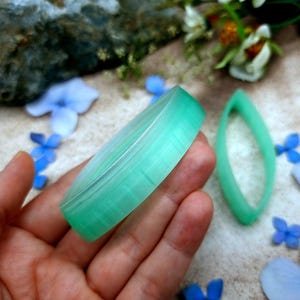 Cortador de pendientes de arcilla polimérica con forma de hoja curva, par n.° 6 - 6 cm imagen 6