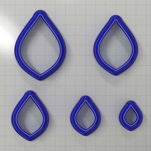 Drops Clay Cutters #13 Plastic Cutters SweetyBijou Tools