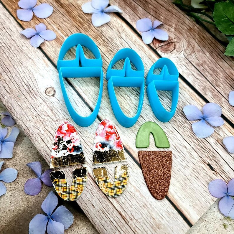 U-Shape Polymer Clay Cutter #2 - Two-Piece Design, Single Size or Set image 2