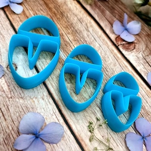 U-Shape Polymer Clay Cutter #4 - Two-Piece Design, Single Size or Set image 1